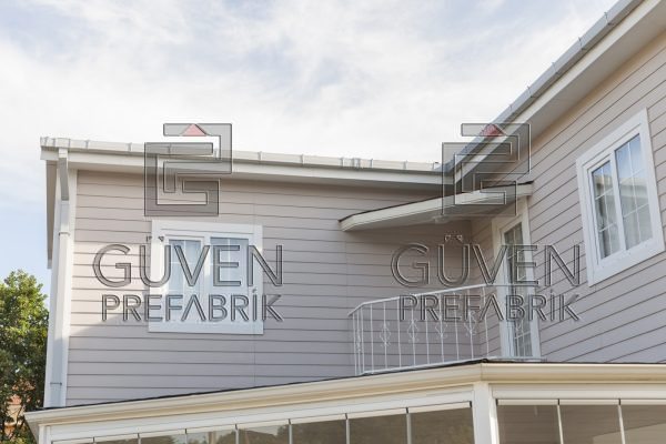 iki katlı prefabrik ev